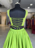 Parrot Green Silk Shine Outfit