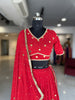 Sequins Sitara Radiant Outfit - Red