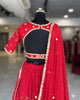 Sequins Sitara Radiant Outfit - Red