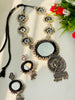 Black Mirror Oxidized Necklace - JJ