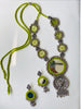 Green Mirror Oxidized Necklace - JJ