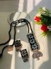 Black Mirror Oxidized Necklace - JJ
