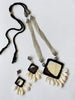 Black Mirror & Shells Necklace - JJ