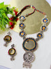 Multi Mirror Oxidized Necklace - JJ