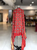 Premium Red Modal Gaji Ajrakh Dupatta