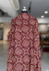 Premium Rust Modal Gaji Ajrakh Dupatta