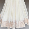 Off-White Georgette Lampi Skirt Only