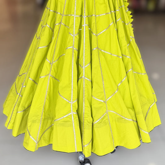 Atrangi Skirt Only - Lime Green