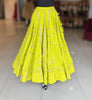 Atrangi Skirt Only - Lime Green