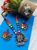 Rainbow Multi - coloured Necklace - JVD
