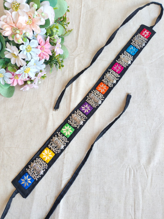 Multi Thread Mirror Waist Belt - JVD