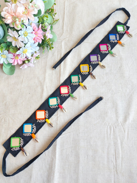 Multi Thread Mirror Waist Belt - JVD