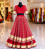 Shades Of Ajrakh Collection - The Red Leela Skirt only