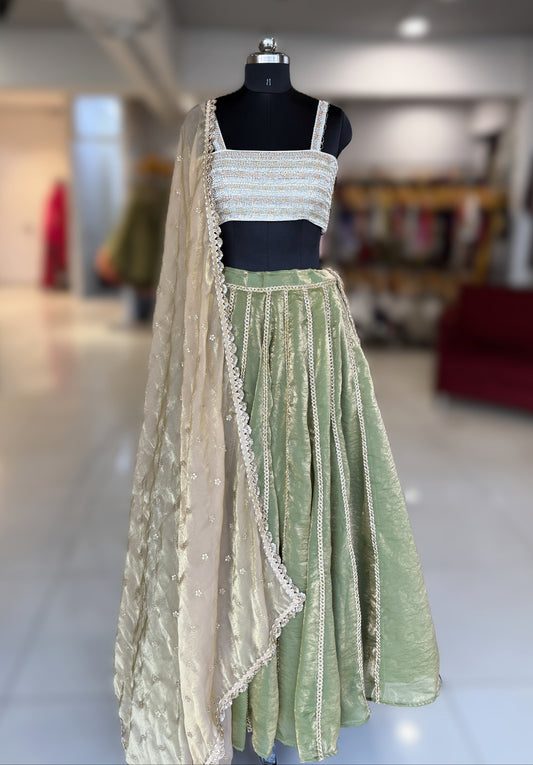 Sage Green Glow Ensemble Outfit