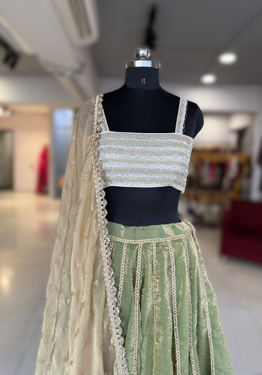 Sage Green Glow Ensemble Outfit