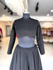 Georgette Grace Top - Black