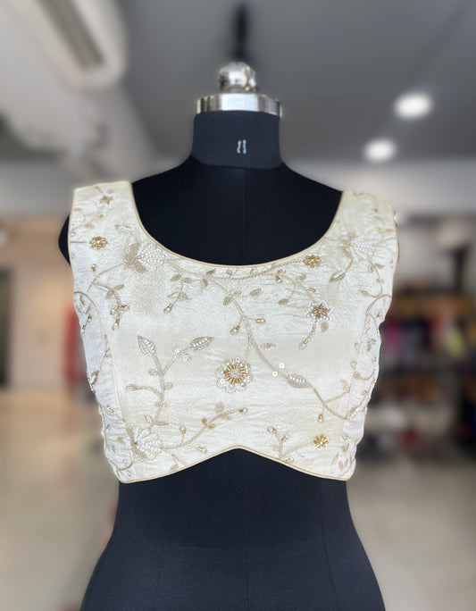 Tissue Kanjivaram Top 1.0