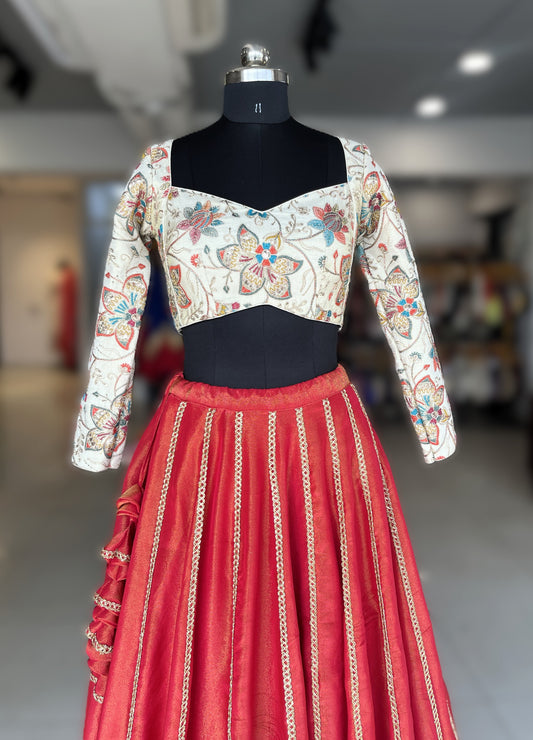 Rustic Red To Off White Outfit 2.0