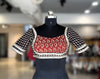 Ajrakh Grace Top - Maroon & Black EL