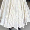 Banarasi Silk Skirt - Ivory