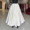 Banarasi Silk Skirt - Ivory