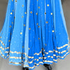 💫Sequins Sitara Mirror Lampi Skirt Only💫 - Shades Of Blue