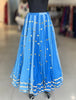 💫Sequins Sitara Mirror Lampi Skirt Only💫 - Shades Of Blue