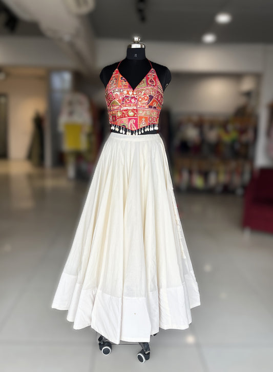 Red Vintage Long Top