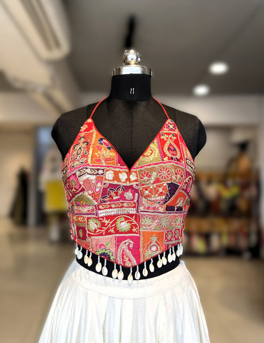 Red Vintage Long Top