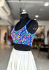 Multi Doodle Top - Royal Blue