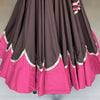 Scallope Skirt Only - Coffee & Onion Pink