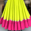Scallope Skirt Only - Lime Green & Pink