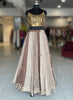 💫Sequins Sitara Mirror Lampi Skirt Only💫 - Shades Of Mocha