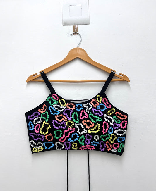 Multi Doodle Top - Black