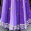 💫Sequins Sitara Mirror Lampi Skirt Only💫 - Shades Of Purple