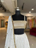 Sequins Sitara Off White Golden Radiant Set