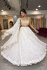 Sequins Sitara Off White Golden Radiant Set