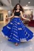 Taam Jham Royal Blue Skirt Only