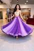 💫Sequins Sitara Mirror Lampi Skirt Only💫 - Shades Of Purple
