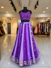Sequins Sitara Golden Mirror Outfit - Shades of Purple