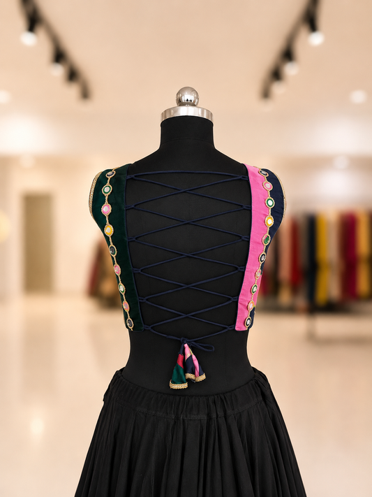 Multi Color Mirror Top - SL - D Variant