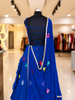 Titli Mirror Pop Up Work Dupatta Only - R Blue