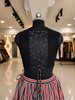 Shades of Ajrakh -  Illusion Stripe Outfit - Red