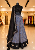 Shades of Ajrakh -  Illusion Stripe Outfit - Blue