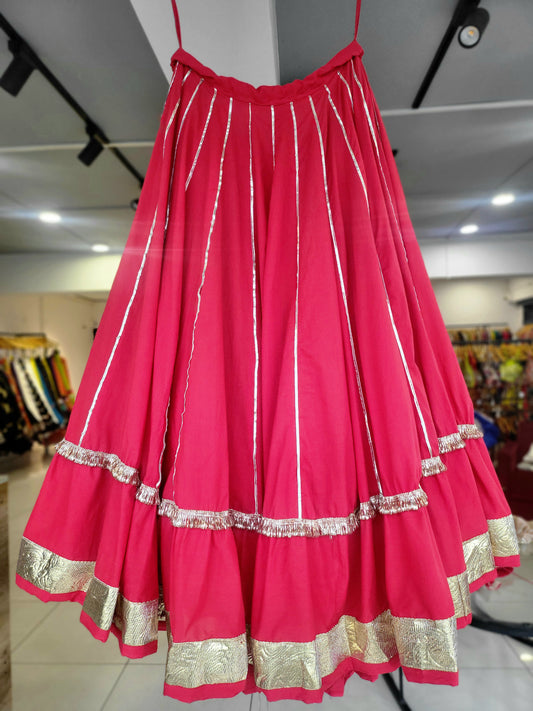 Red Lampi Skirt 14+ Flare