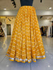 Shades Of Lampi - Gharchola Bandhani & Lampi Skirt Flare 15 Meters - Yellow