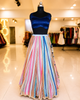Shades of Stripe Georgette Skirt - BBP