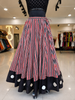 Shades of Ajrakh -  Illusion Stripe Outfit - Red