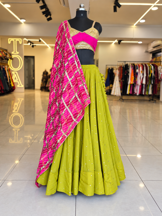 Luxe Outfit 5.O - Citron Yellow to Pink