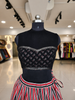 Shades of Ajrakh -  Illusion Stripe Outfit - Red